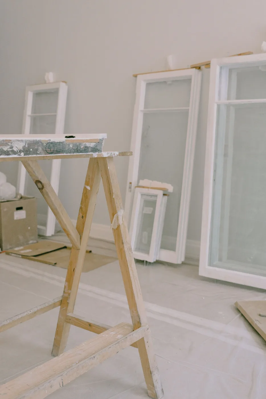 Renovatie in uitvoering